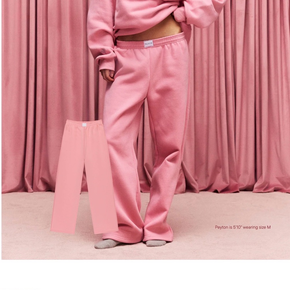 Parke valentines blush boxer sweatpants